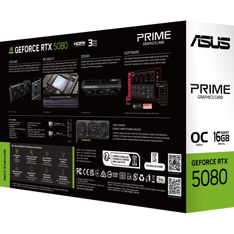 Відеокарта Asus PRIME-RTX5080-O16G-EVO