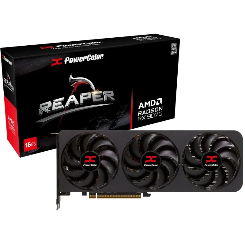 Видеокарта PowerColor Reaper AMD Radeon RX 9070 16GB GDDR6 (RX9070 16G-A)