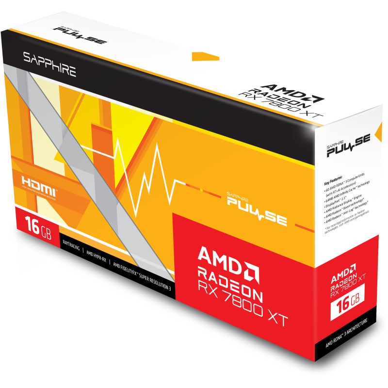 Sapphire Radeon RX 7800 XT 16GB PULSE (11330-02-20G)