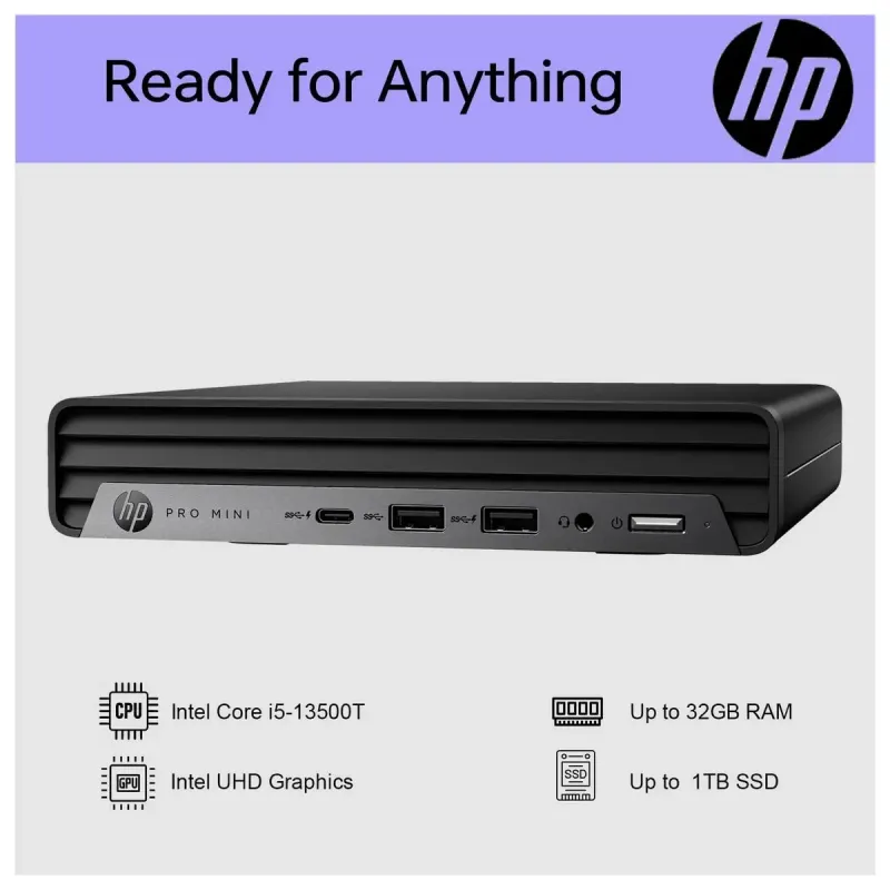 Настольный компьютер HP Pro 400-G9 Mini (884V0EA)