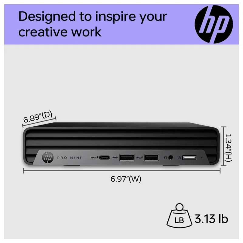 Настольный компьютер HP Pro 400-G9 Mini (884V0EA)