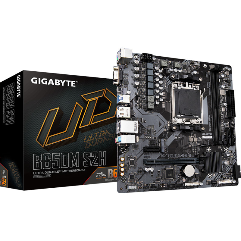 Материнська плата Gigabyte  B650M S2H