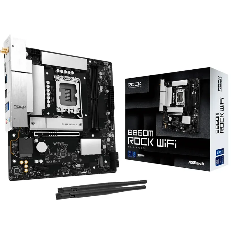 Материнська плата ASRock B860M ROCK WIFI