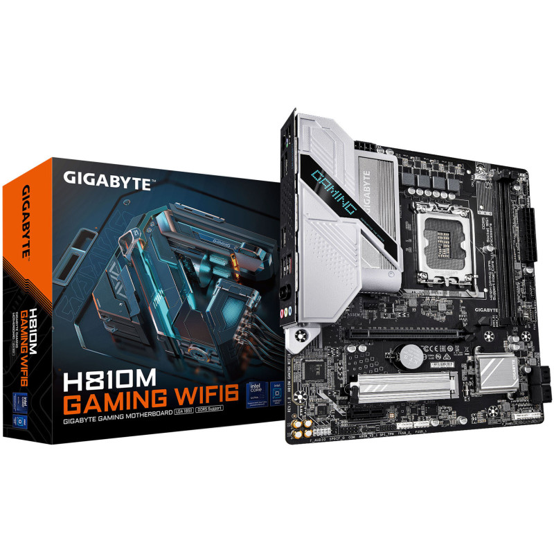 Материнська плата GIGABYTE H810M GAMING WIFI6