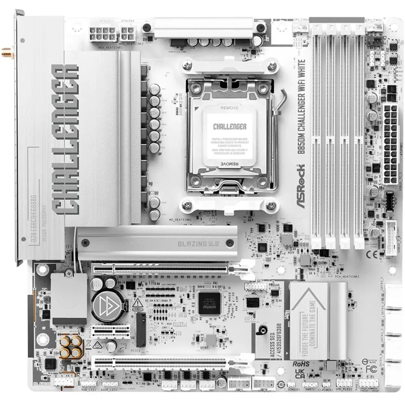 Материнская плата ASRock B850M CHALLENGER WIFI WHITE