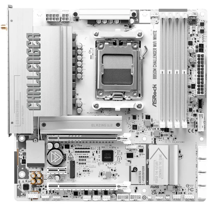Материнская плата ASRock B850M CHALLENGER WIFI WHITE