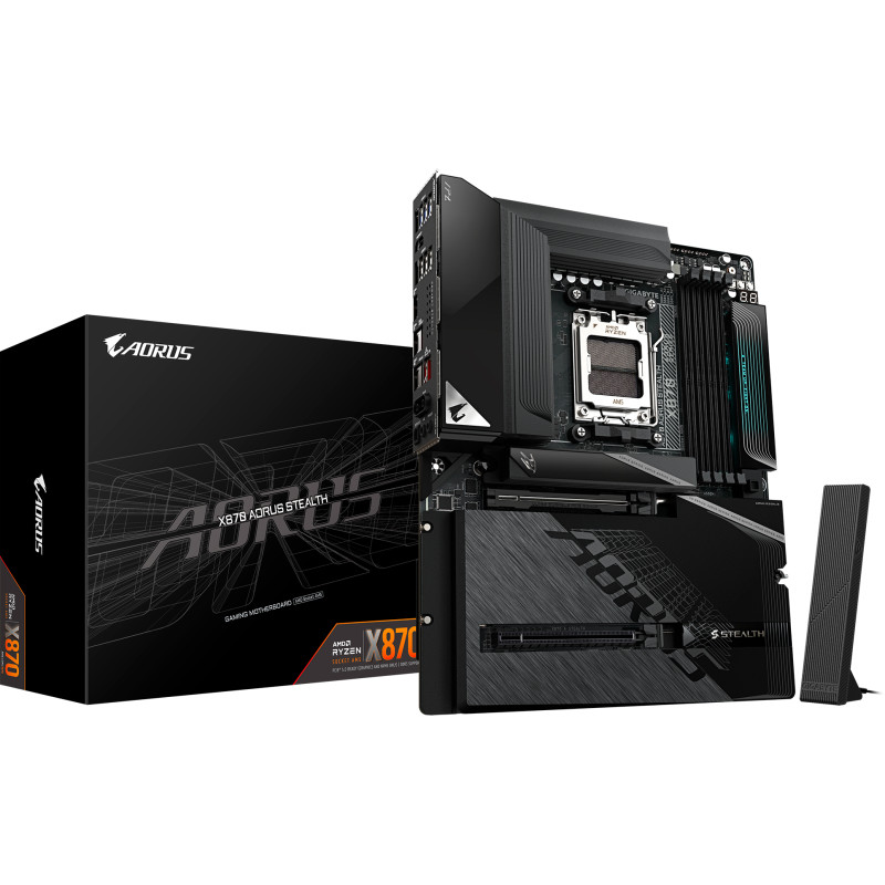 Материнська плата GIGABYTE X870 AORUS STEALTH