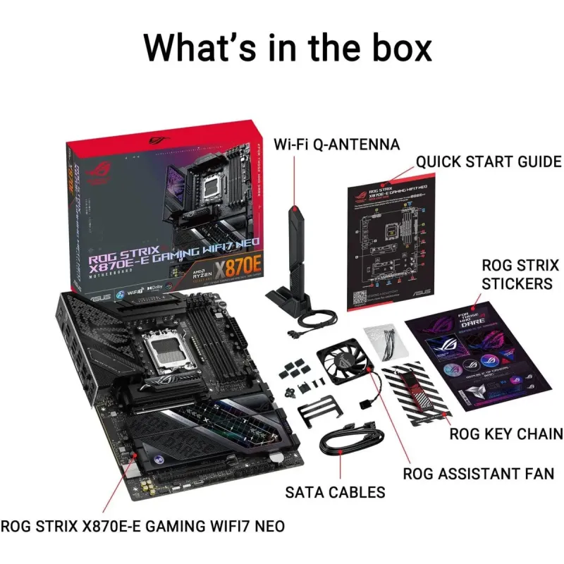 Материнская плата ASUS ROG STRIX X870E-E GAMING WIFI7 NEO (ROG STRIX X870E-E GAMING NEO)
