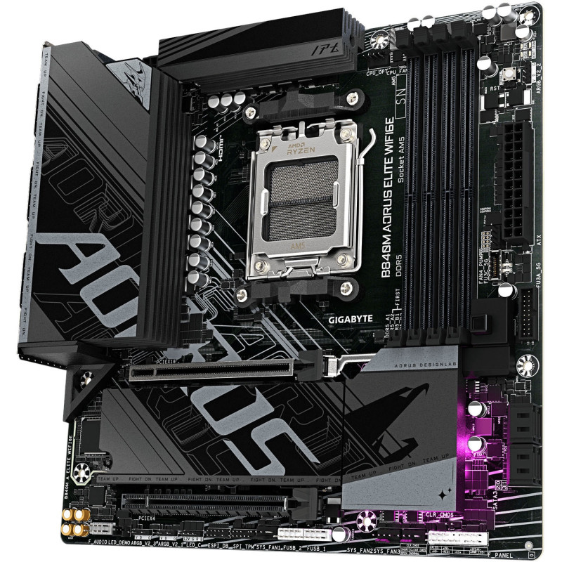 Материнська плата GIGABYTE B840M AORUS ELITE WIFI6E