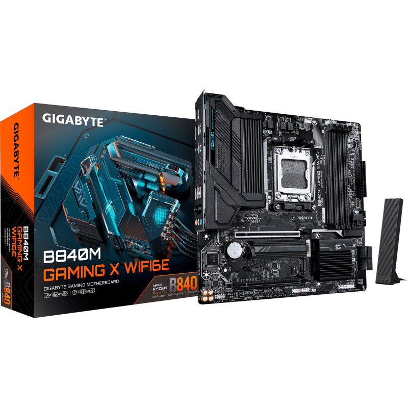 Материнська плата GIGABYTE B840M GAMING X WIFI6E