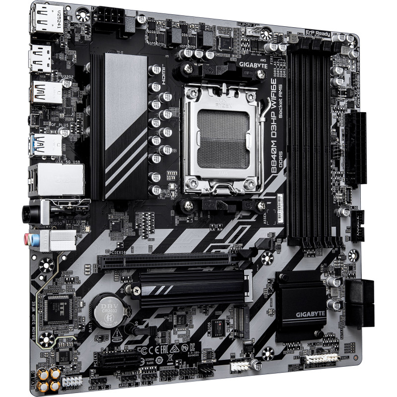 Материнська плата GIGABYTE B840M D3HP WIFI6E