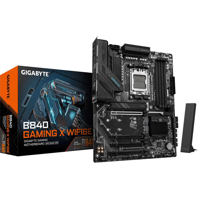 Материнська плата GIGABYTE B840 GAMING X WIFI6E