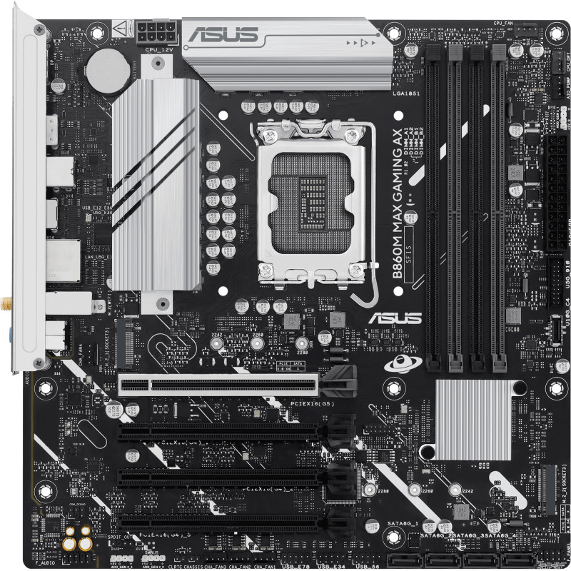Материнська плата ASUS B860M MAX GAMING AX (90MB1JZ0-M0EAY0)