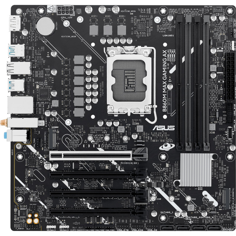 Материнська плата ASUS B860M MAX GAMING AX (90MB1JZ0-M0EAY0)