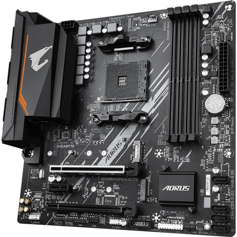 Материнська плата GIGABYTE B550M AORUS ELITE