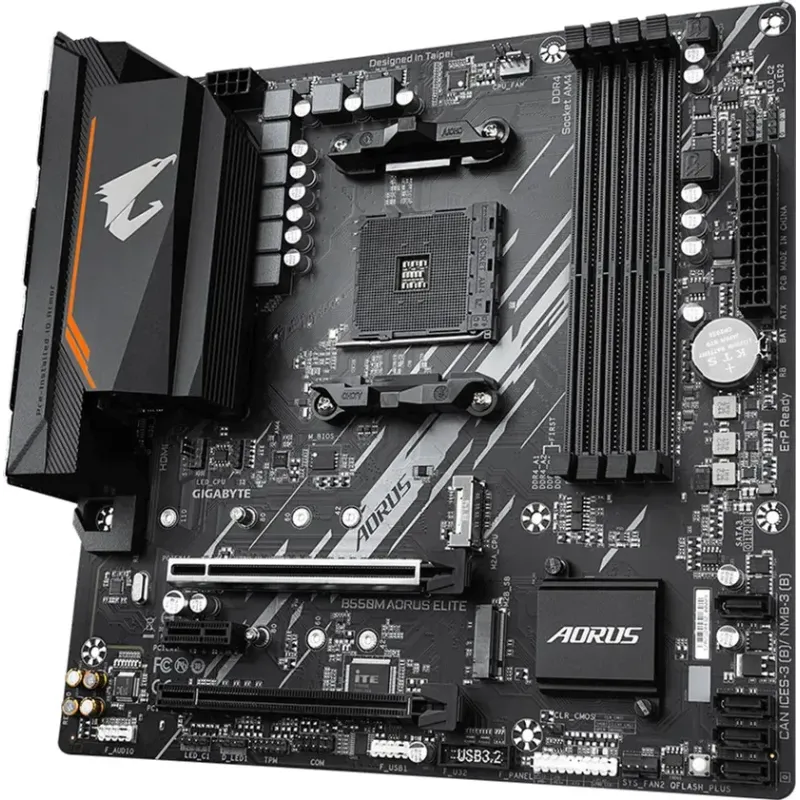 Материнская плата GIGABYTE B550M AORUS ELITE
