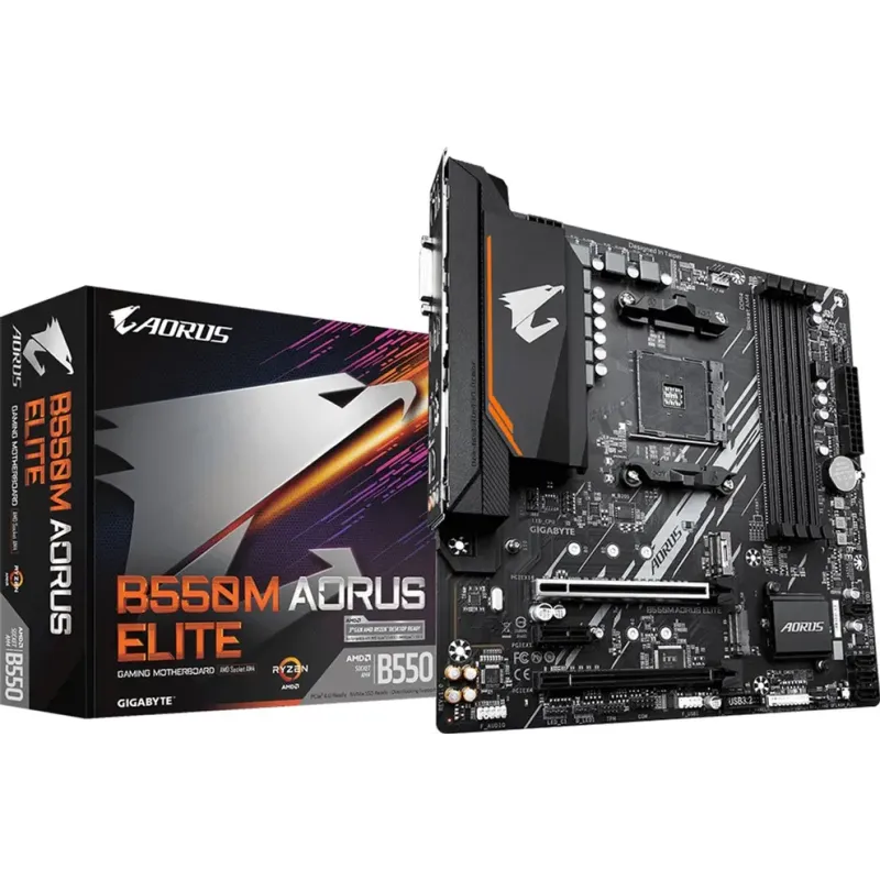 Материнская плата GIGABYTE B550M AORUS ELITE