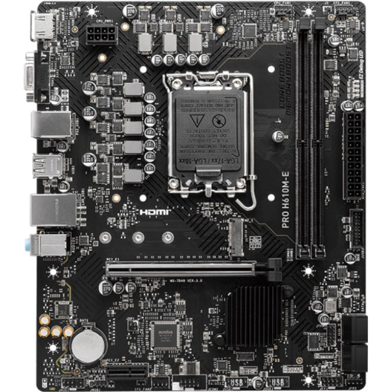 MSI PRO H610M-E (911-7D48-019)