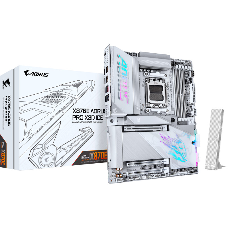 Материнская плата GIGABYTE X870E AORUS PRO X3D ICE