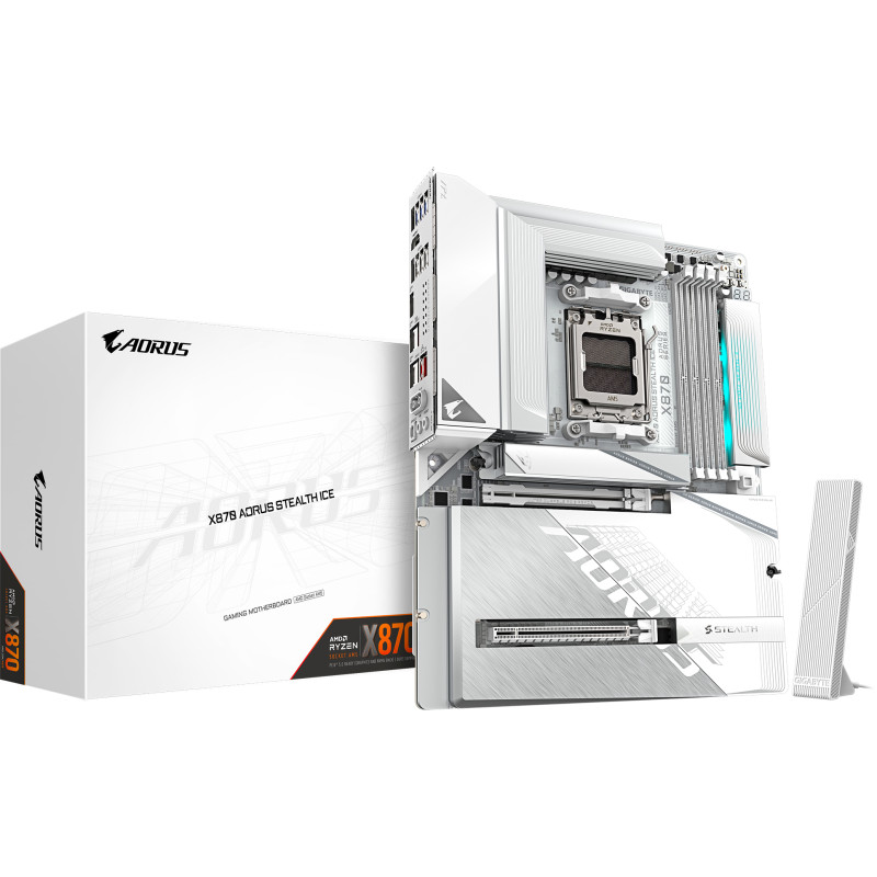 Материнская плата GIGABYTE X870 AORUS STEALTH ICE