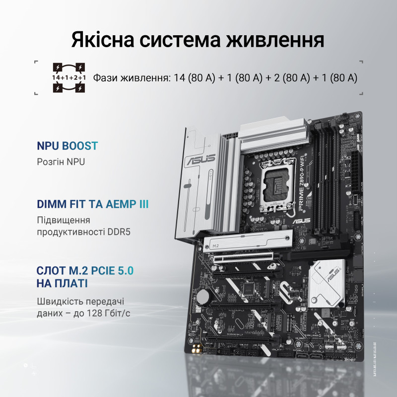 Материнська плата ASUS PRIME Z890-P WIFI