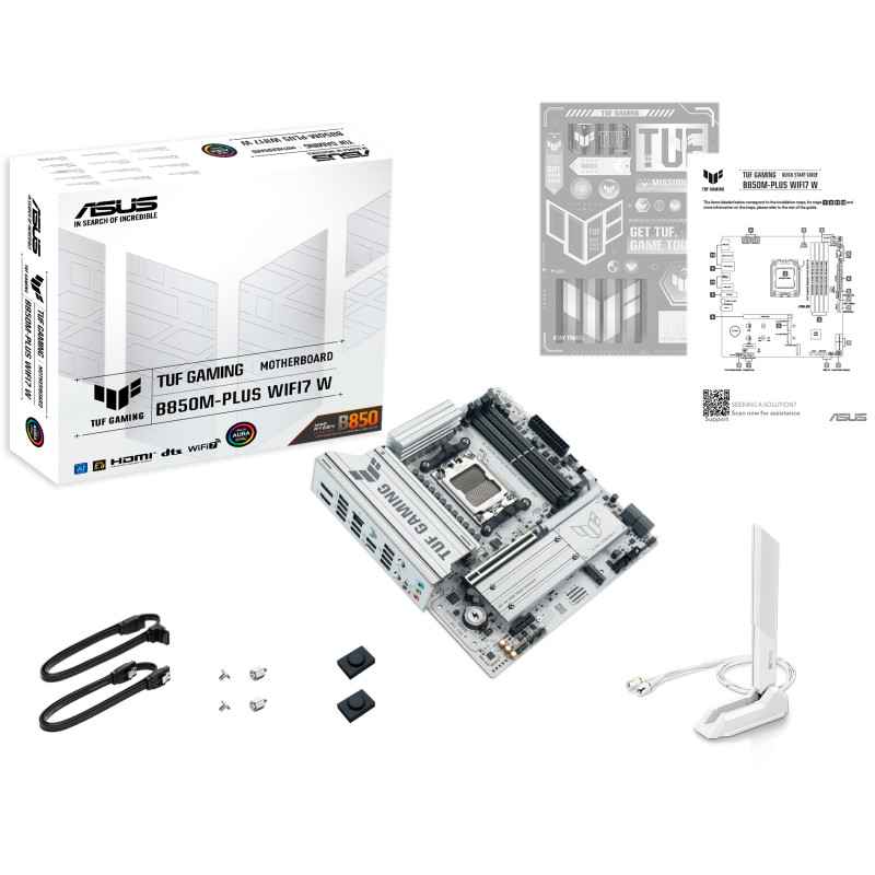 Материнська плата ASUS TUF GAMING B850M-PLUS WIFI7 W (90MB1MD0-M0EAY0)