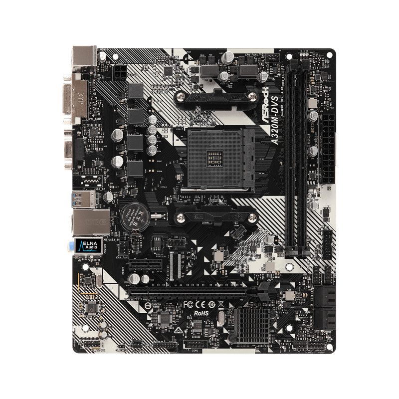 Материнская плата ASRock  A320M-DVS R4.0