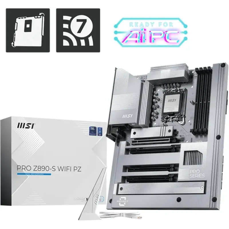 Материнская плата MSI PRO Z890-S WIFI PROJECT ZERO (PRO Z890-S WIFI PZ)