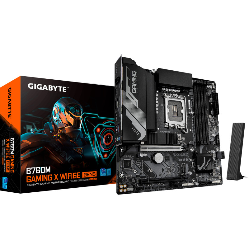 Материнська плата GIGABYTE B760 GAMING X WIFI6E GEN5