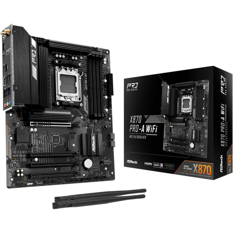 Материнська плата ASROCK X870 PRO-A WIFI