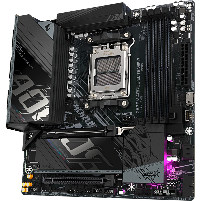 Материнська плата GIGABYTE X870M AORUS ELITE WIFI7