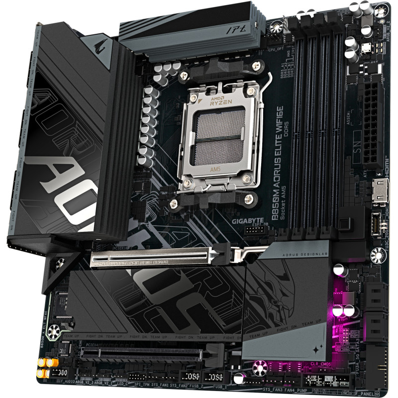 Материнська плата GIGABYTE B850M AORUS ELITE WIFI6E