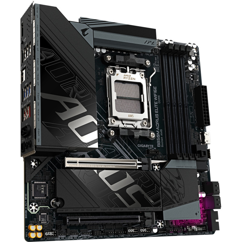 Материнська плата GIGABYTE B850M AORUS ELITE WIFI6E