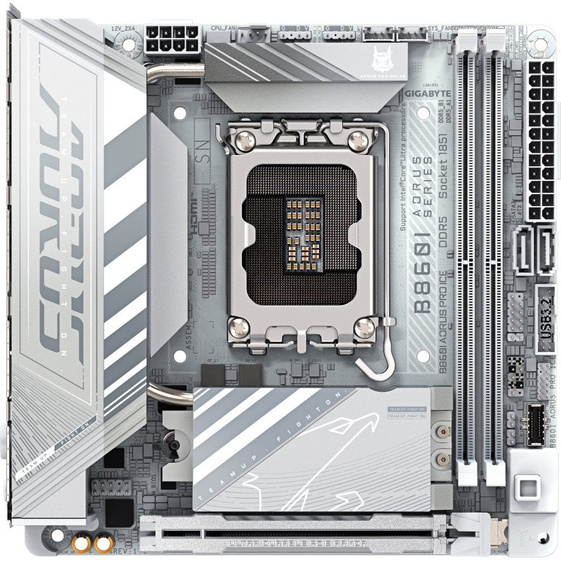 Материнська плата GIGABYTE B860I AORUS PRO ICE