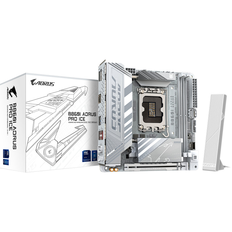 Материнська плата GIGABYTE B860I AORUS PRO ICE