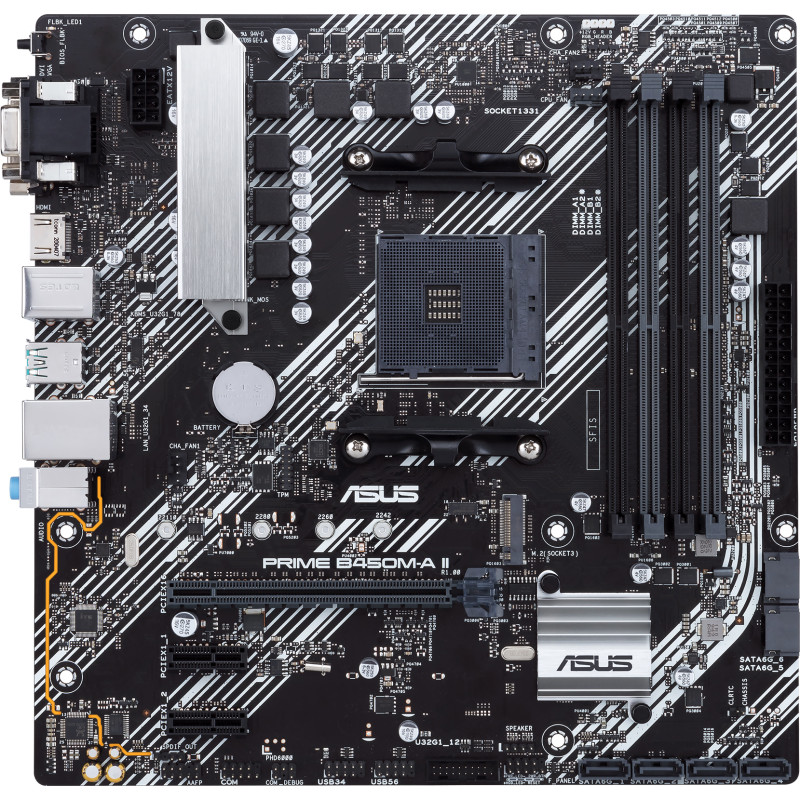 Материнська плата ASUS  Prime B450M-A II