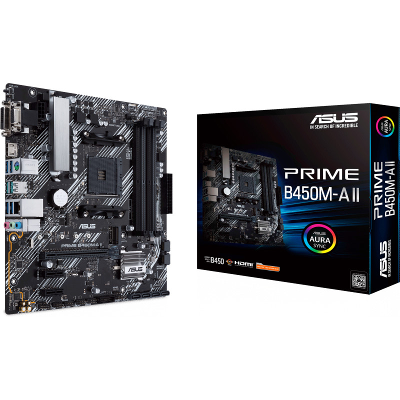Материнська плата ASUS  Prime B450M-A II