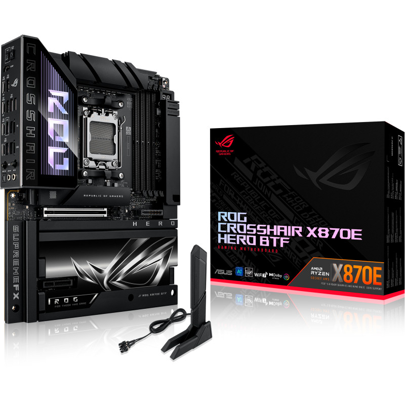 Материнська плата ASUS ROG CROSSHAIR X870E HERO BTF