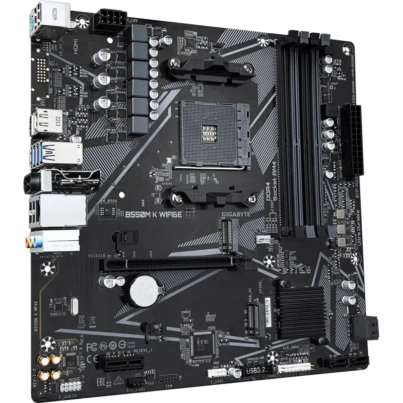 Материнская плата GIGABYTE B550M K WIFI6E