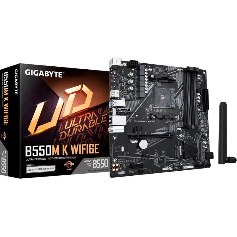 Материнская плата GIGABYTE B550M K WIFI6E