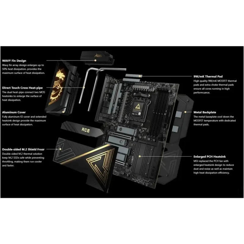 Материнская плата MSI MEG X870E Ace Max Socket AM5