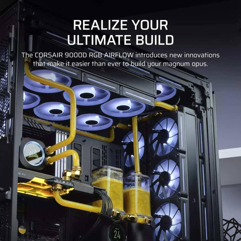 Корпус Corsair Obsidian 9000D RGB Airflow Black (CC-9011273-WW)
