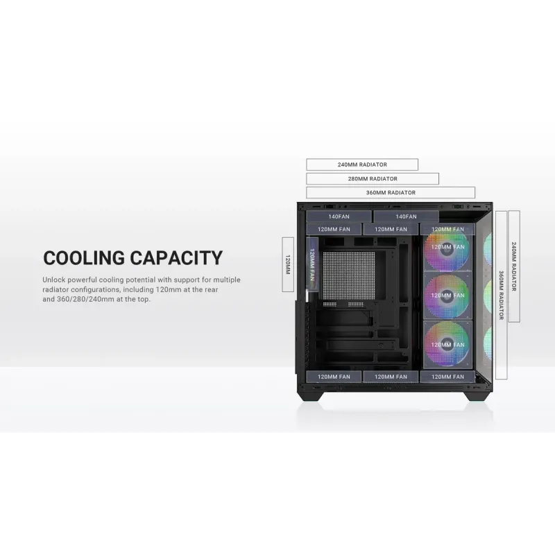 Корпус ID-Cooling View 510 ARGB Black