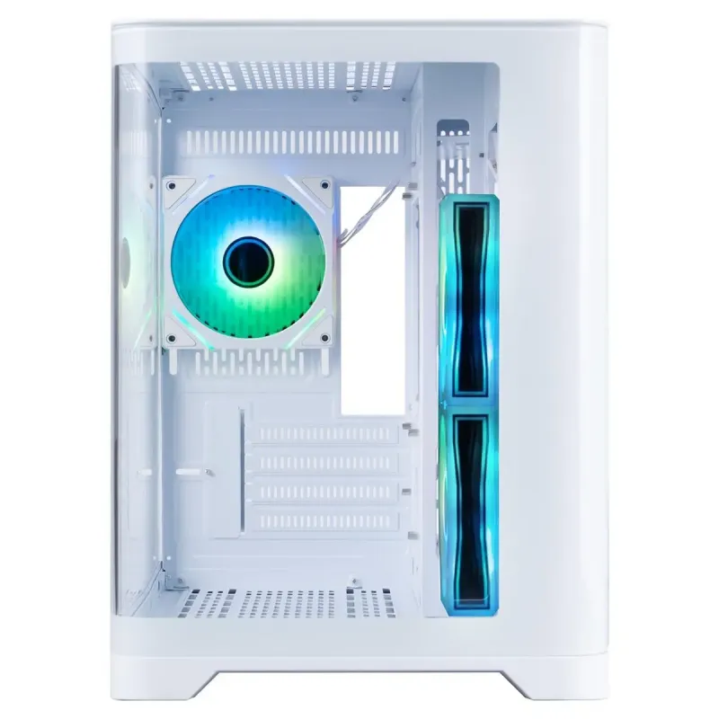 Корпус 1stPlayer UV6-WH-2FC7R-W-1FC7-W White без БП