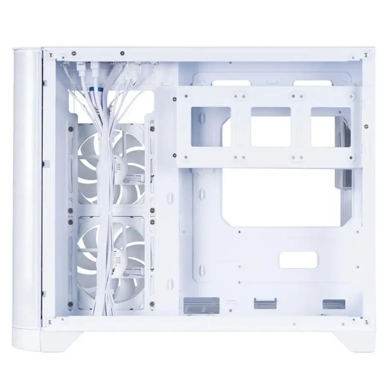 Корпус 1stPlayer UV6-WH-2FC7R-W-1FC7-W White без БП