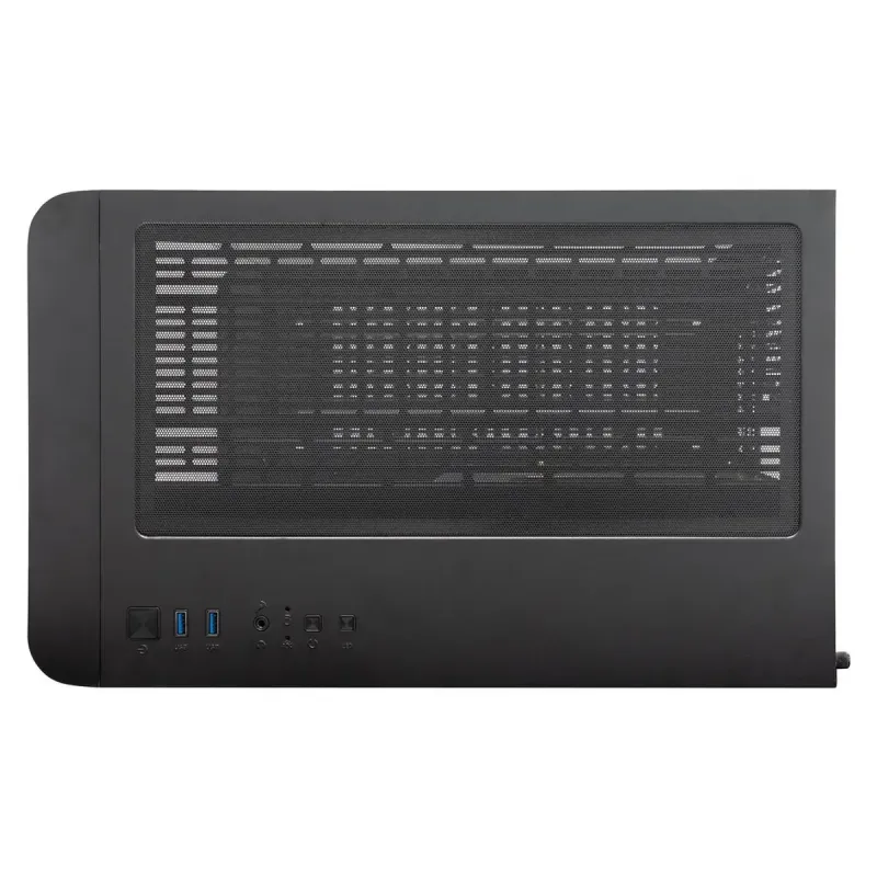 Корпус 1stPlayer UV6-BK-2FC7R-1FC7 Black без БП