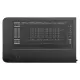 Корпус 1stPlayer UV6-BK-2FC7R-1FC7 Black без БП