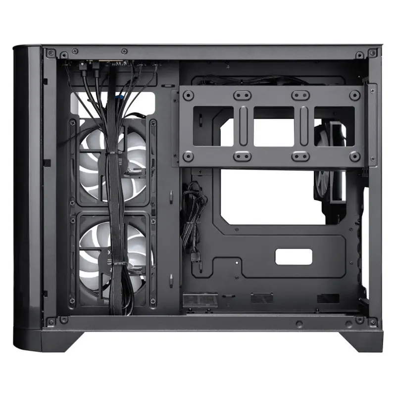 Корпус 1stPlayer UV6-BK-2FC7R-1FC7 Black без БП