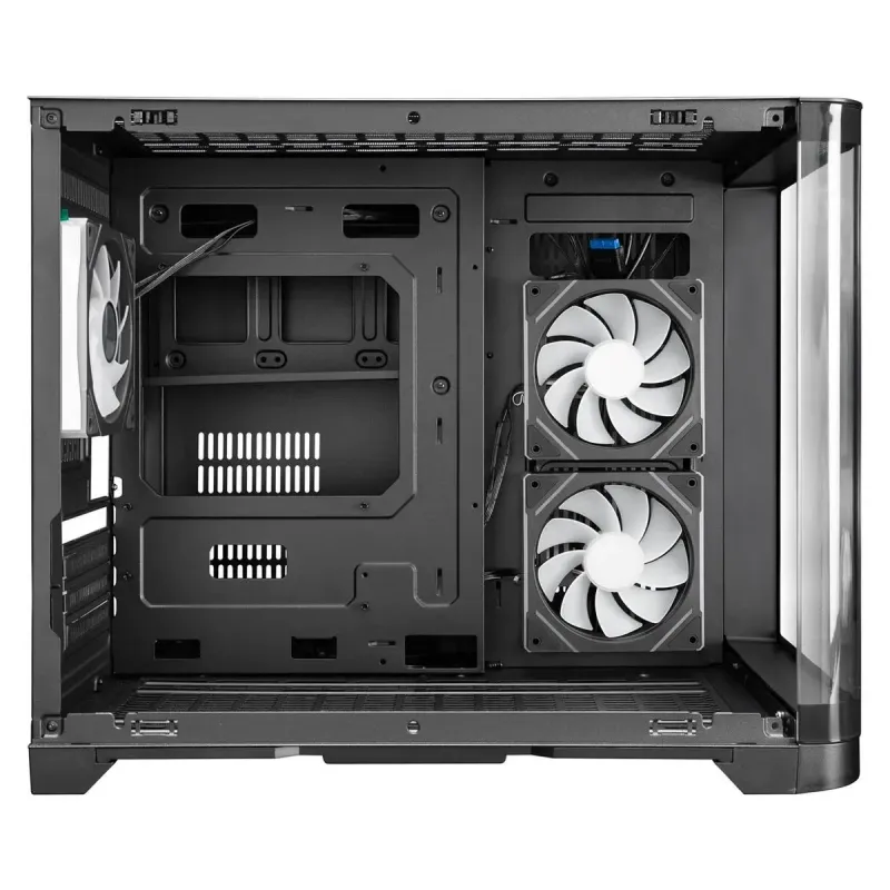 Корпус 1stPlayer UV6-BK-2FC7R-1FC7 Black без БП