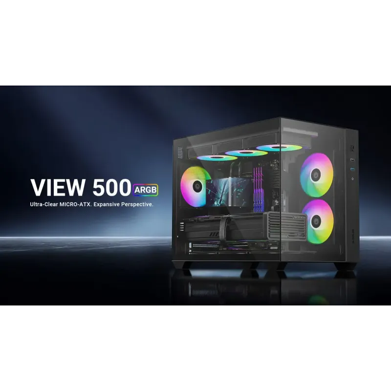 Корпус ID-Cooling View 500 ARGB Black